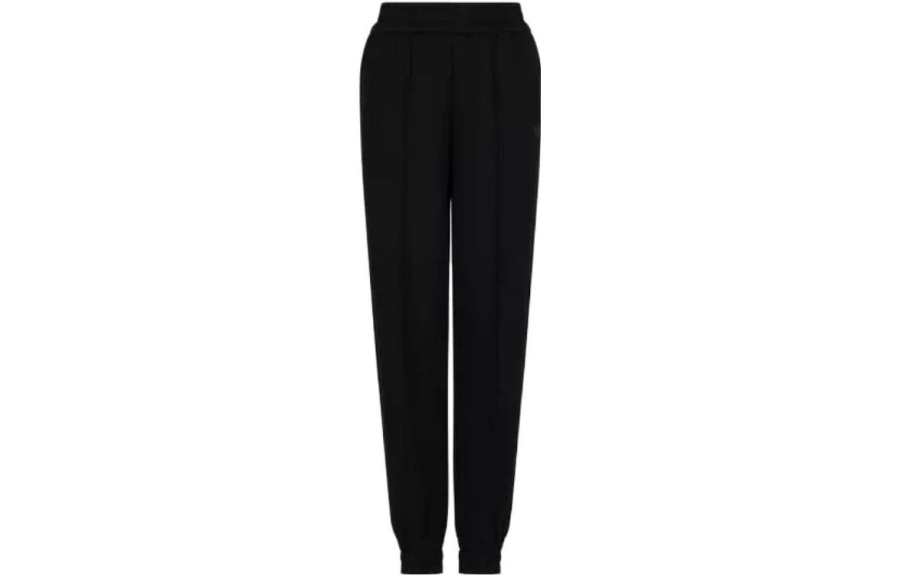 EMPORIO ARMANI Casual Pants Women's Black Moderate Cuffed Pants