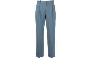 THEORY Casual Pants Women's Blue Moderate Wide Leg Pants