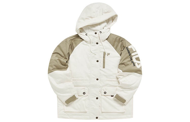 FILA FUSION Streeetspoet Puffer Jacket Winter Women's White