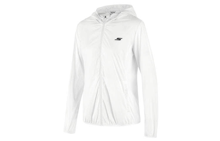 Skechers Dust Resistant Windproof UV Protection Sun Protection Clothing Women's Bright White