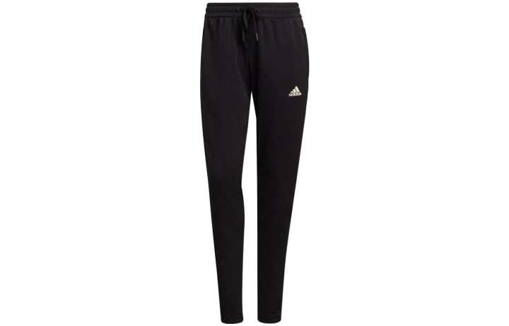 Adidas Adidas Knitted Sweatpants Women's Black Moderate Slim Fit Pants