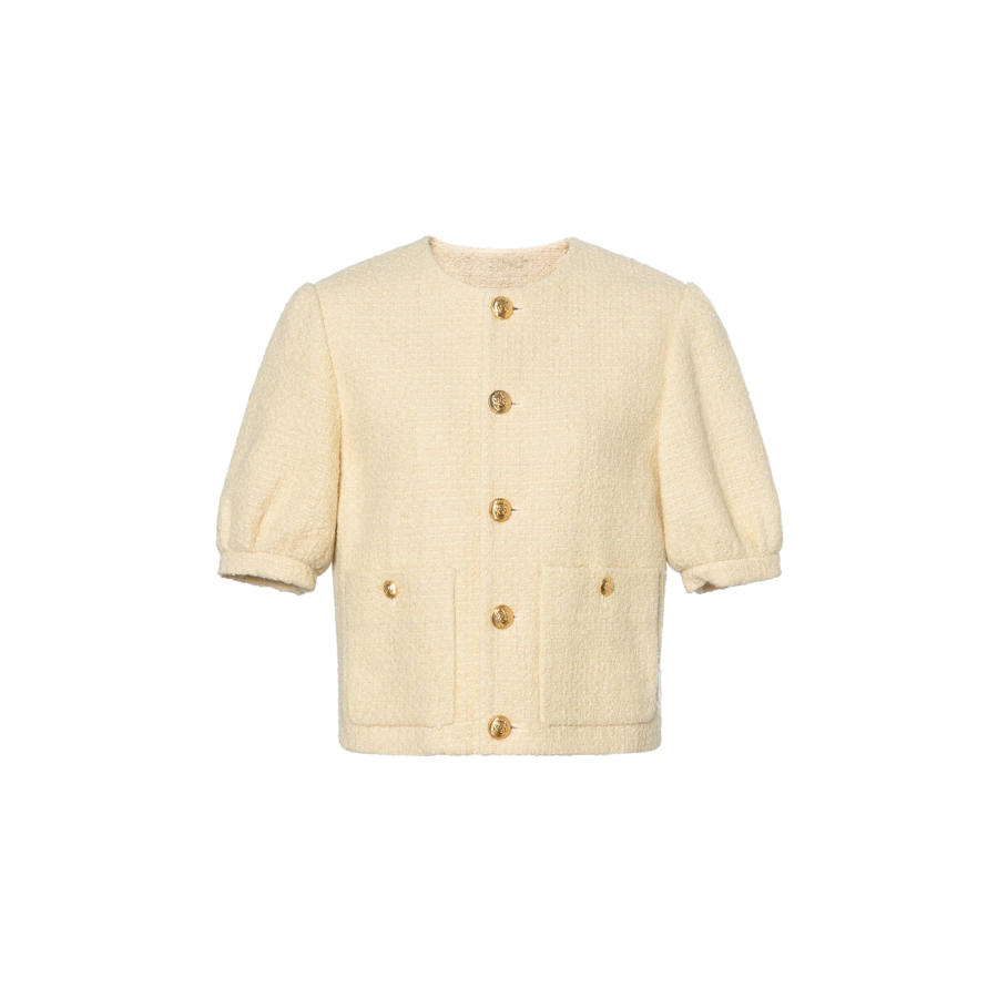 CELINE CELINE Cardigan Jacket In Bouclé Tweed