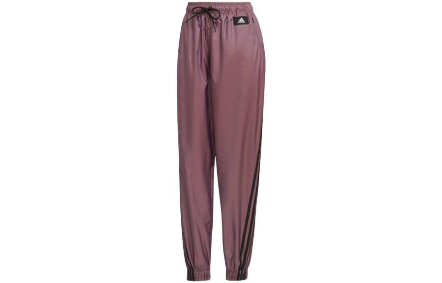 Adidas Adidas Knitted Sweatpants Women's Fairy Tale Red Moderate Cuffed Pants