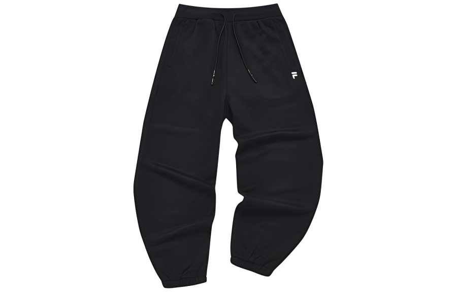 FILA FUSION Casual Pants Women's Jet Black Moderate Cuffed Pants