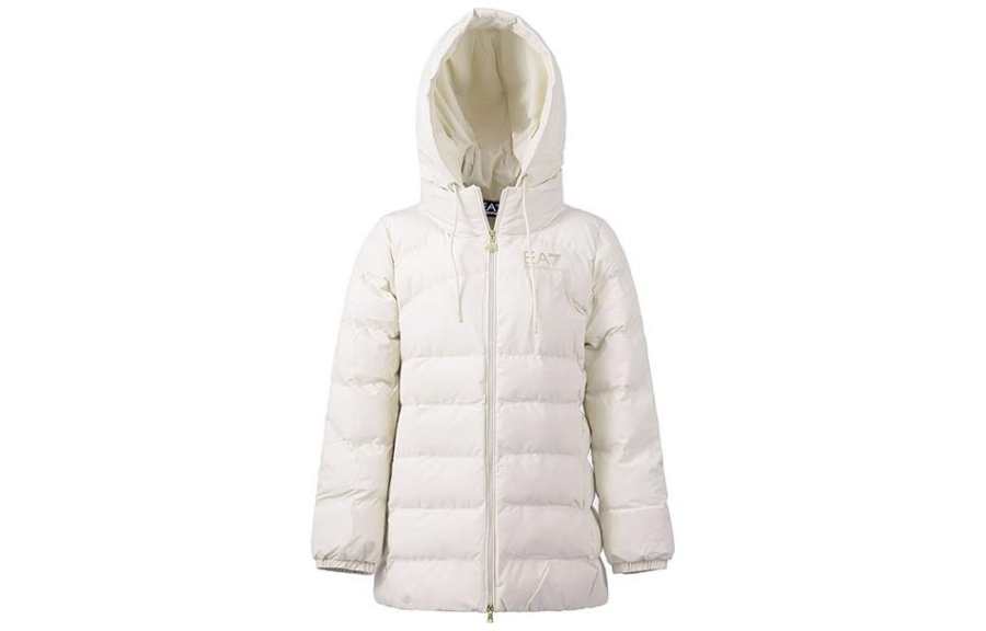 EMPORIO ARMANI EA7 Puffer Jacket Women's Moonlight Beige