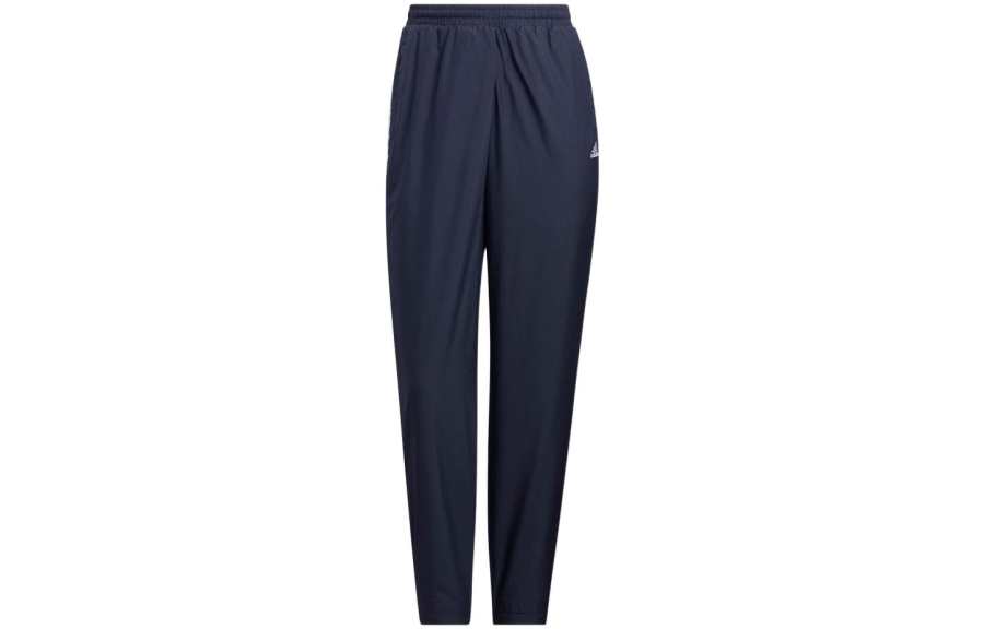 Adidas Adidas Knitted Sweatpants Women's Dark Blue Moderate Straight Fit Pants