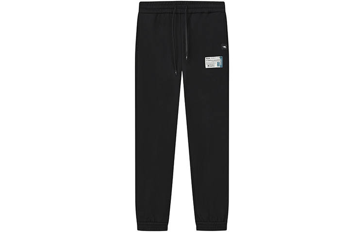 FILA X MIHARA YASUHIRO Casual Pants Women's Jet Black Moderate Straight Fit Pants