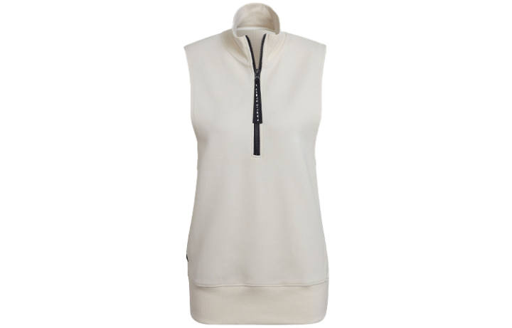 Adidas Adidas Vests Women's White Stand Collar Moderate Other