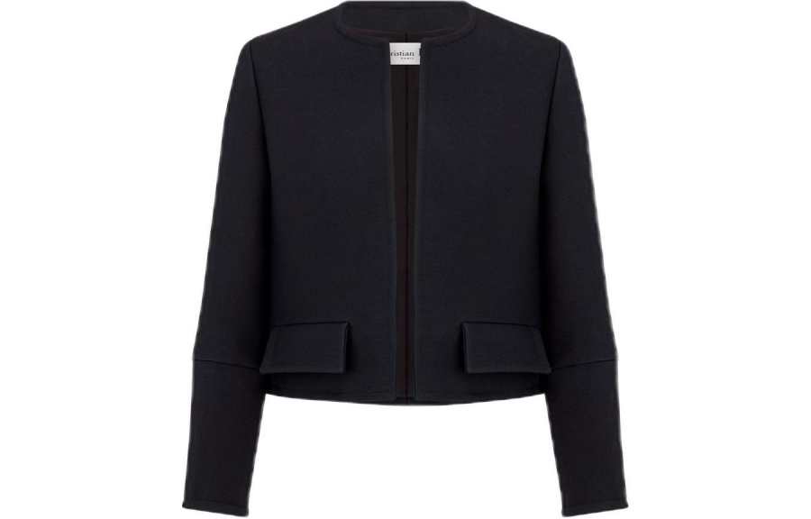 DIOR DIOR Cropped Coat Women's Black