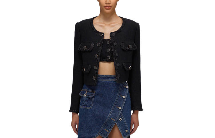 Self-portrait Self portrait Cropped Coat Women's