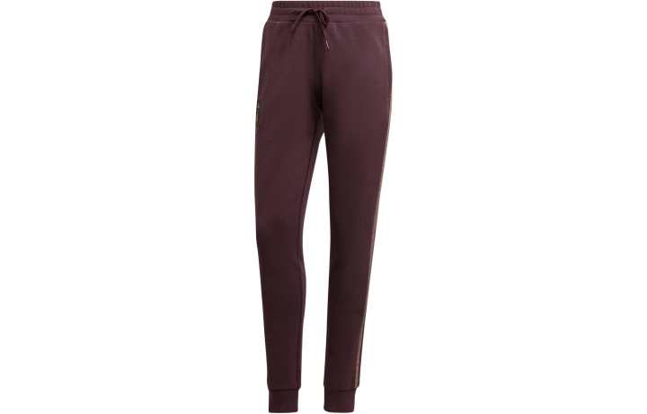 Adidas Adidas Knitted Sweatpants Women's Dark Reddish Purple Moderate Cuffed Pants