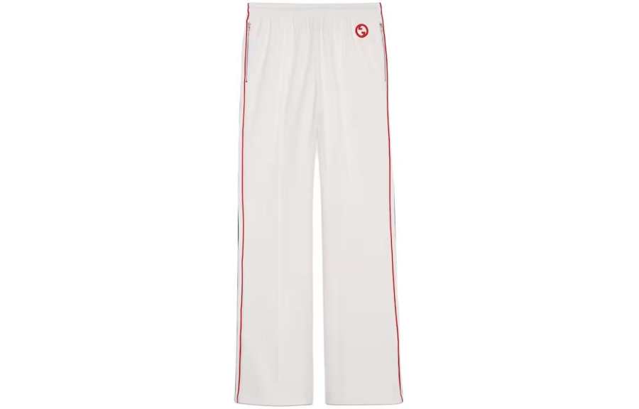 GUCCI GUCCI Web Striped Jersey Trousers