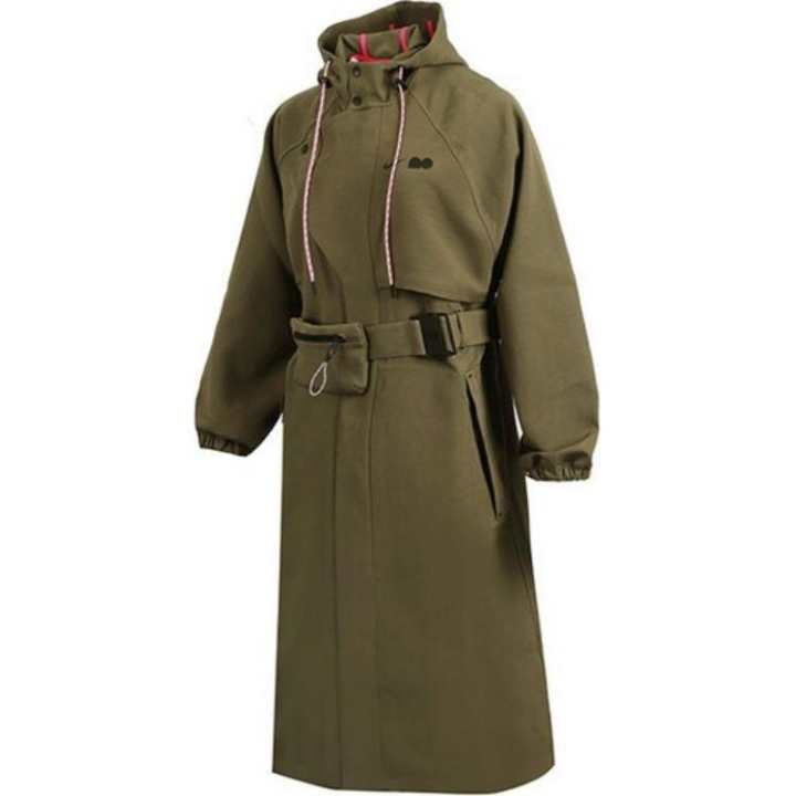 Nike Nike Trench Coats Women's Army Green Hooded Moderate