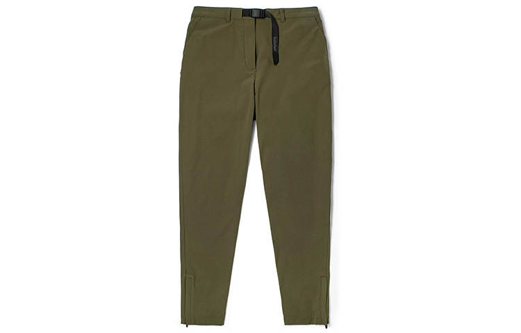 Timberland Casual Pants Women's Army Green Thin Straight Fit Pants