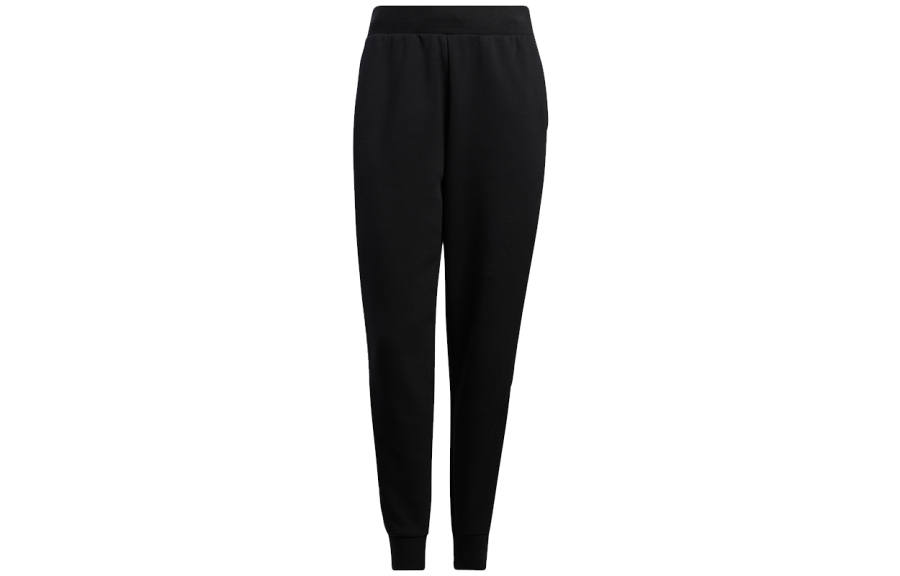 Adidas Adidas Knitted Sweatpants Women's Black Moderate Straight Fit Pants