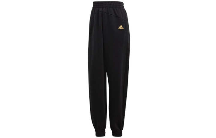Adidas Adidas Knitted Sweatpants Women's Black Moderate Cuffed Pants