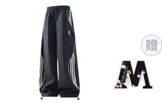 LEMANISM Casual Pants Unisex Dark Blue