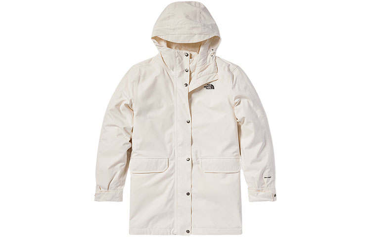 THE NORTH FACE Urban Exploration Waterproof And Windproof Windbreaker Jacket Women's Ecru
