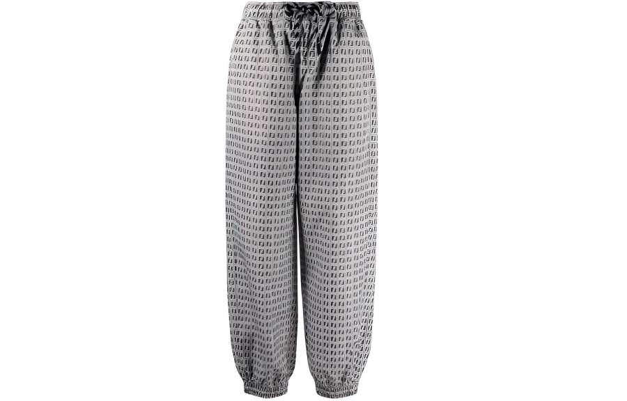 FENDI FW21 Knitted Sweatpants Women's Black