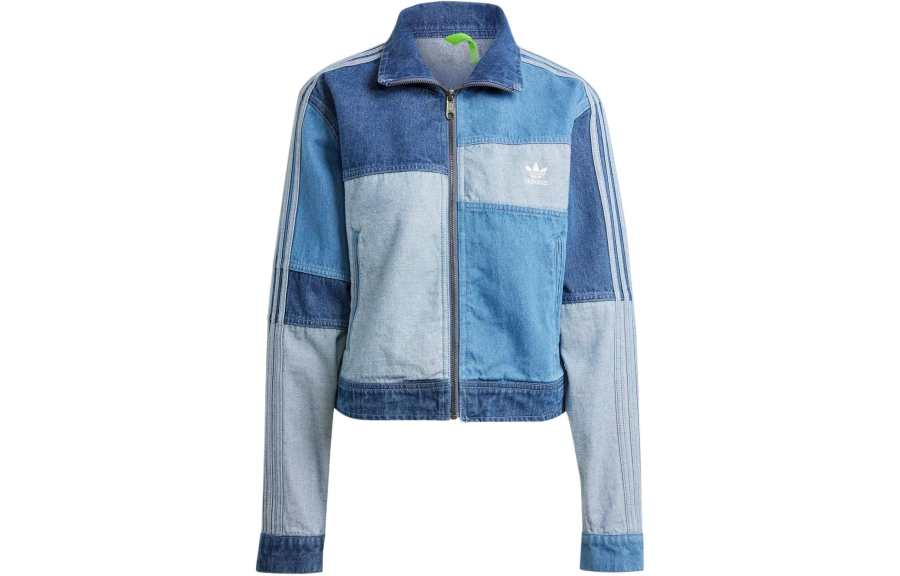 Adidas Originals Kseniaschnaider Denim Patchwork Track Top