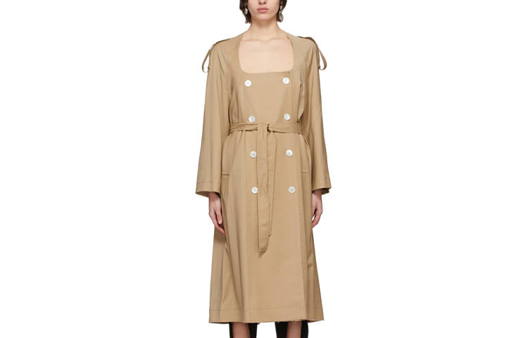 WE11DONE WE11DONE Trench Coats Women's Camel Moderate