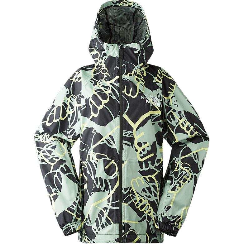 THE NORTH FACE Windbreaker Jacket Women's Black Green