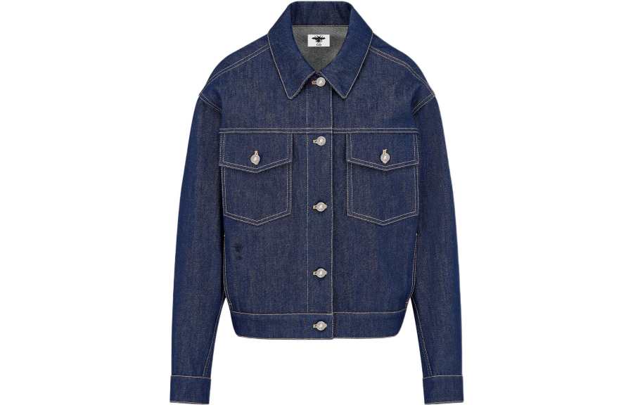 DIOR DIOR FW22 Denim Jacket Women's Blue