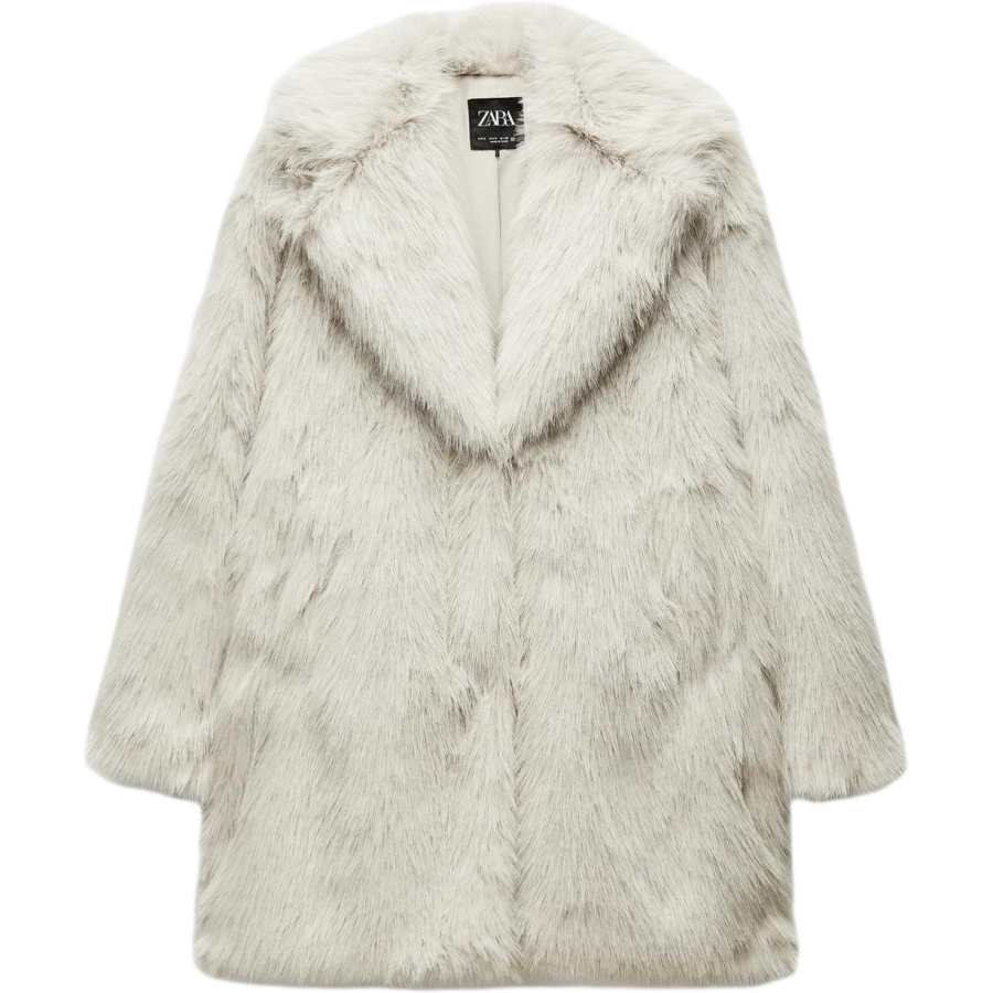 ZARA Coats Women's Natural Color