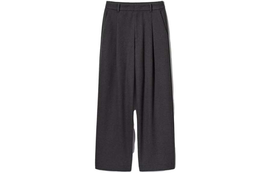 UNIQLO x CDC FW23 Casual Pants Women's Dark Gray