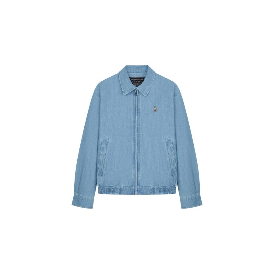 Teenie Weenie Cropped Coat Women's Light Blue