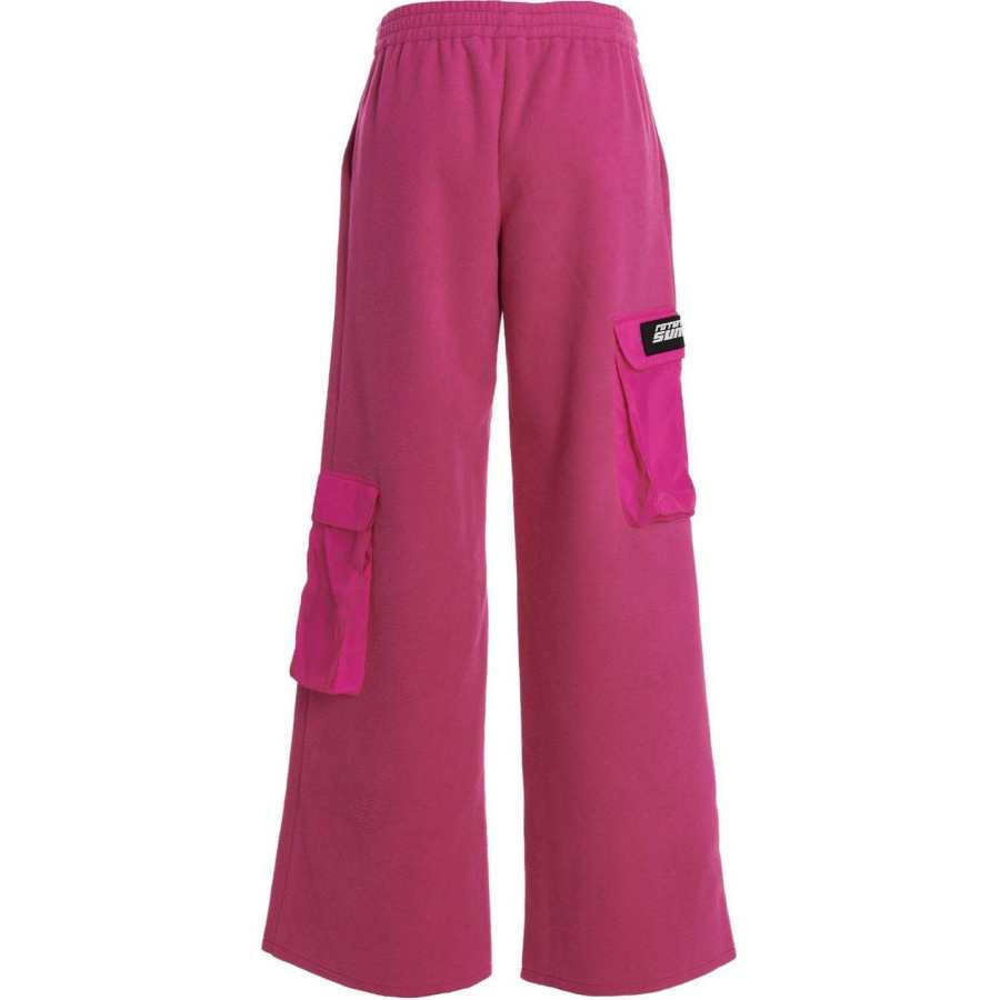 Rotate Holiday Logo Detailed Wide Leg Joggers