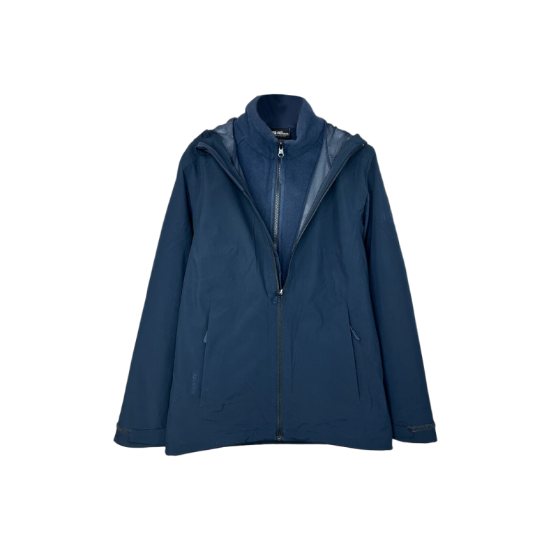 Jack Wolfskin Windproof Thermal Windbreaker Jacket Women's Royal Blue Europe Version