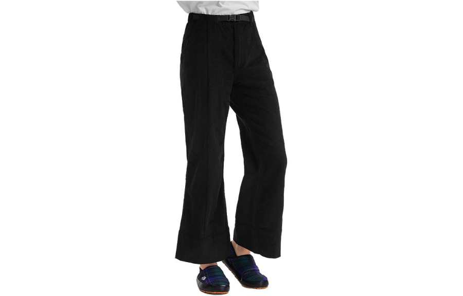 THE NORTH FACE Casual Pants Women's Black Moderate Wide Leg Pants