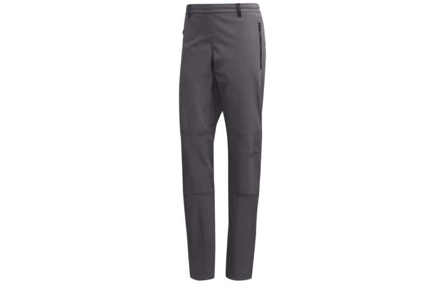Adidas Adidas Casual Pants Women's Gray Moderate Straight Fit Pants