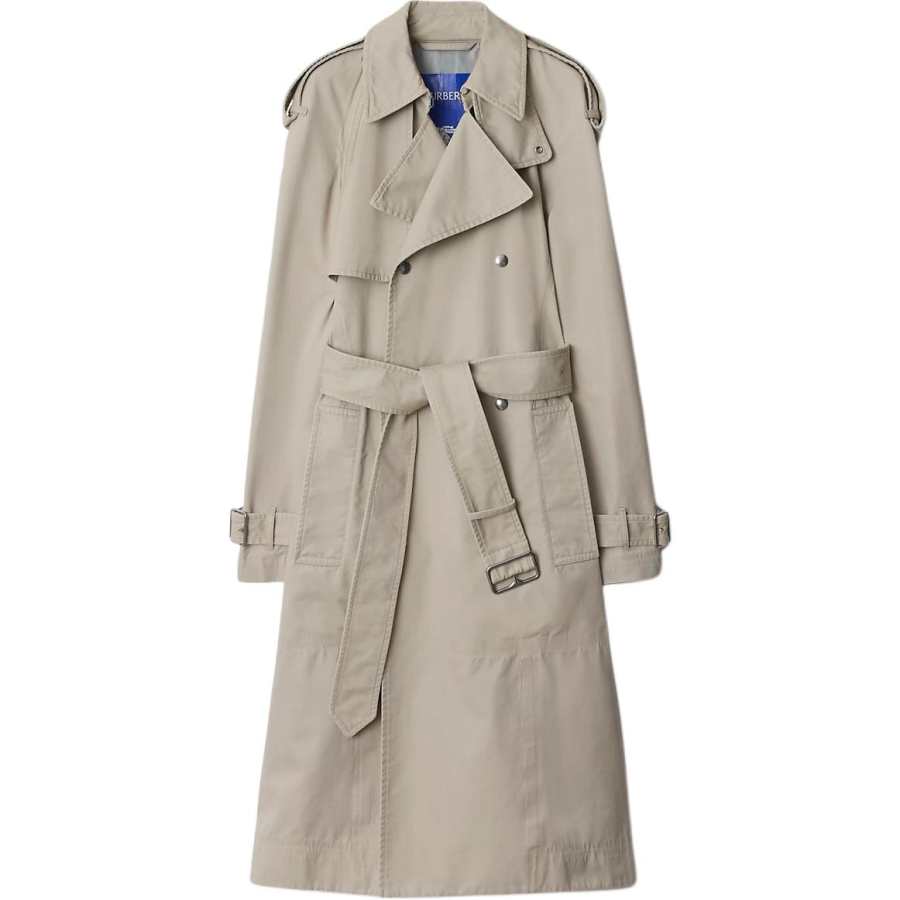 Burberry Long Cotton Trench Coat