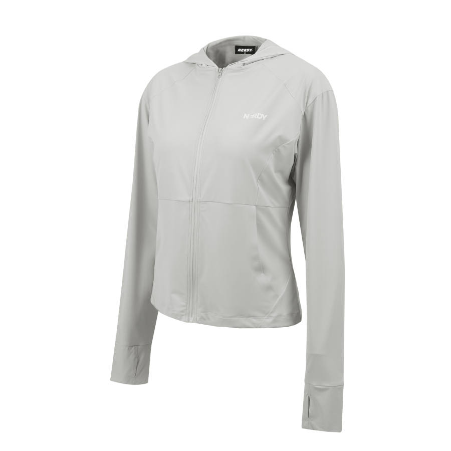 Nerdy SS24 Sun Protection Clothing Women's Light Gray