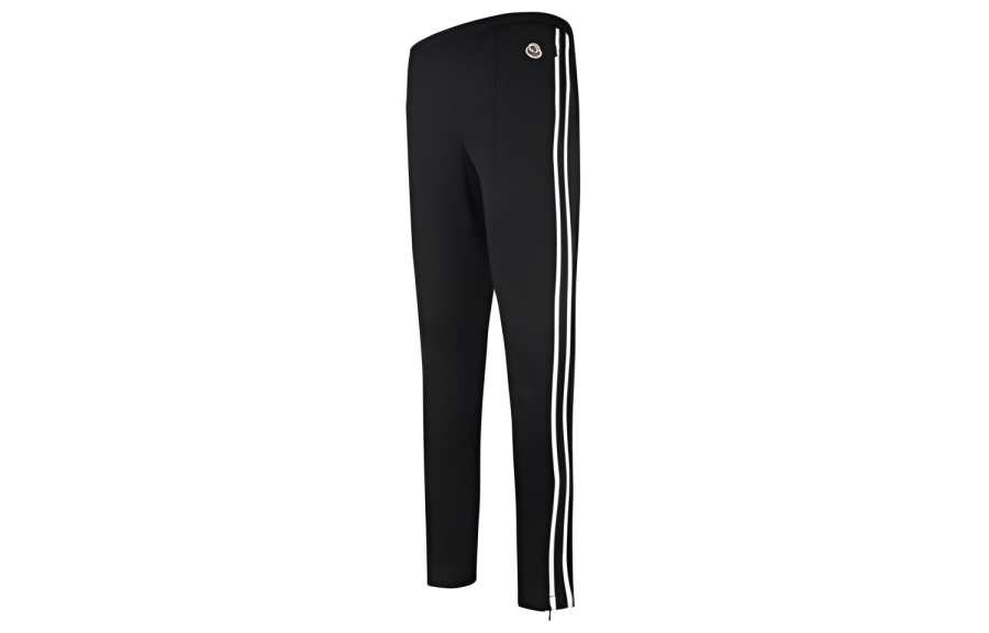 Moncler Casual Pants Women's Black Moderate Straight Fit Pants