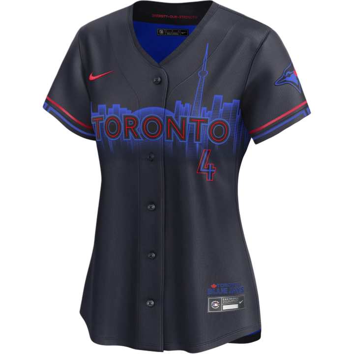 Nike Nike George Springer Toronto Blue Jays City Connect Women's Nike Dri FIT Adv Mlb Limited Jersey