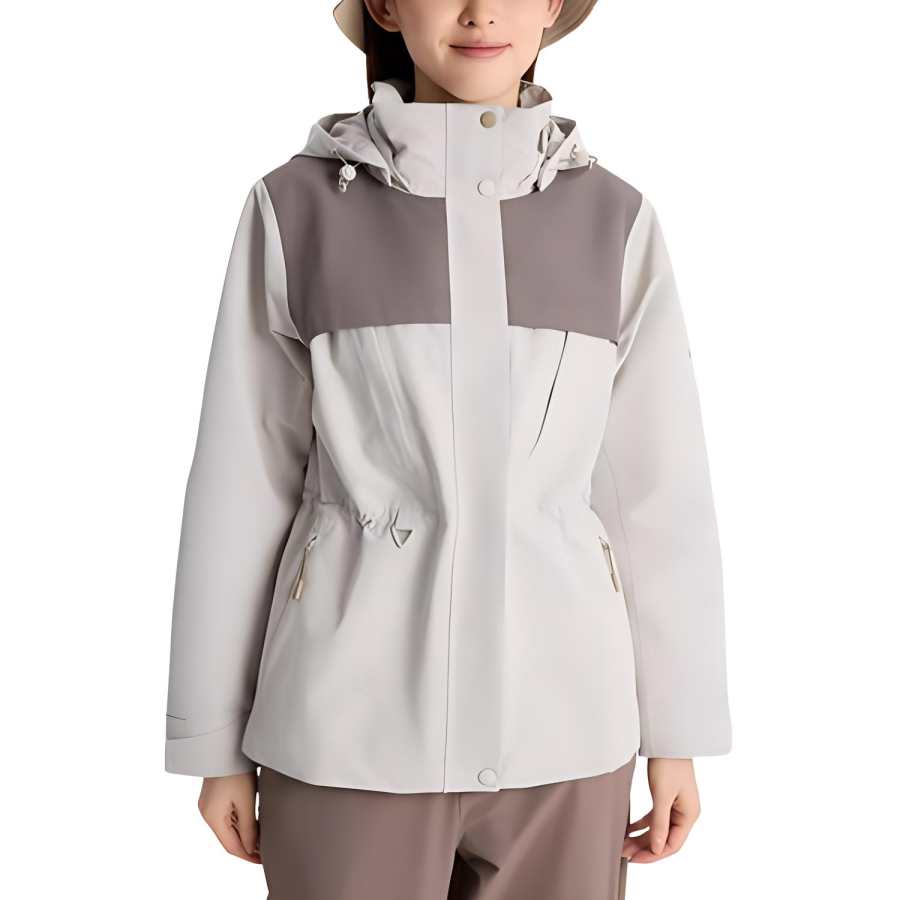 Columbia Transit SS25 Hiking Waterproof And Warm Windbreaker Jacket Women's White