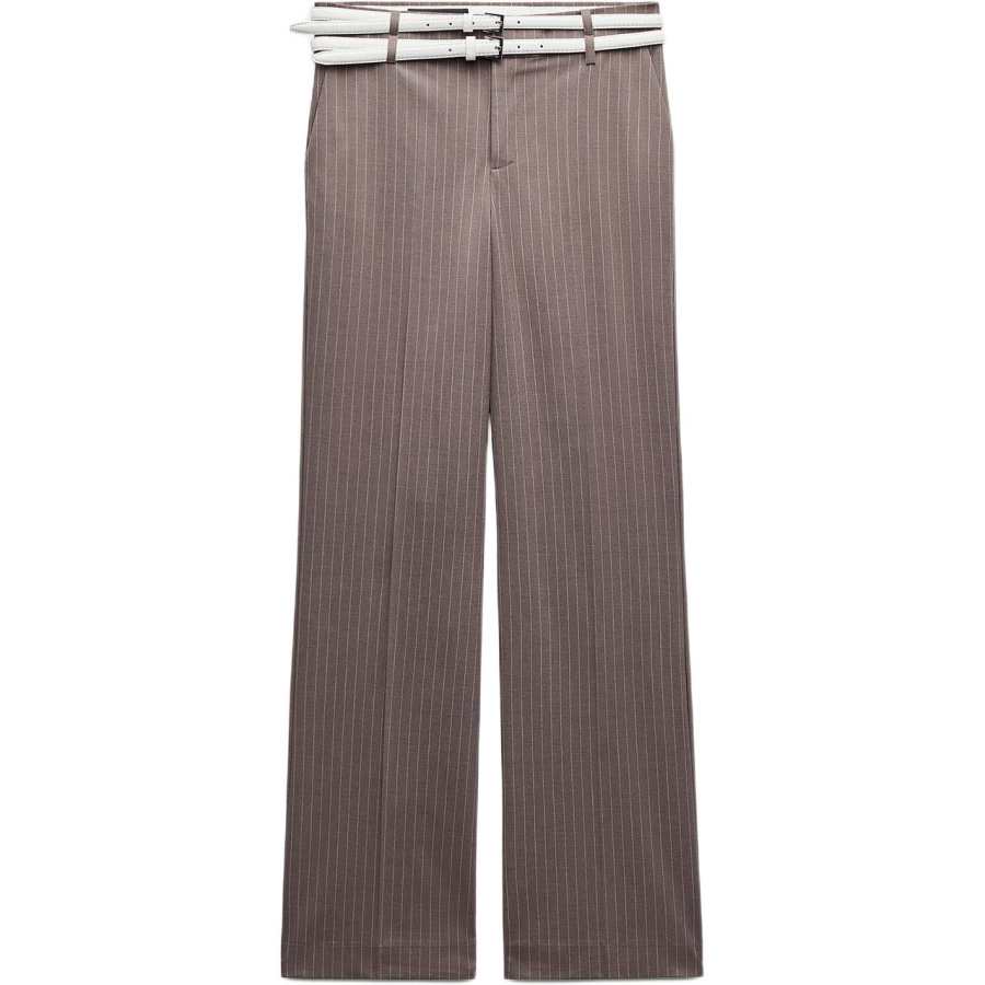 ZARA Casual Pants Women's Brown/Dark Taupe