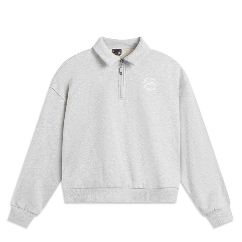 Li-Ning Li Ning Sports Life Collection Sweatshirt Women's Gray