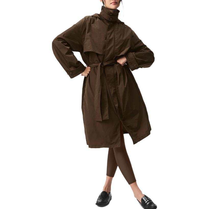 Alo Yoga Trench Coat Women's Brown