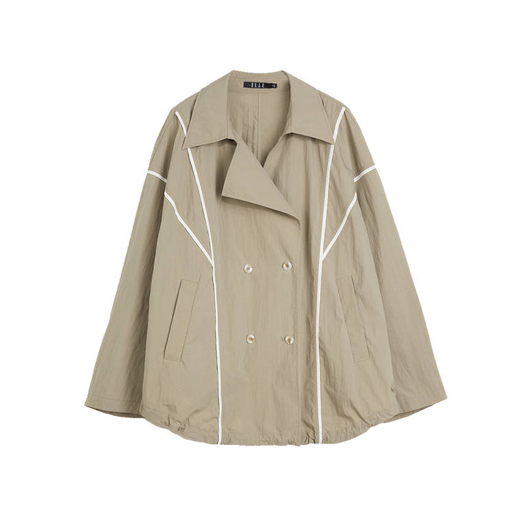 ELLE Trench Coat Women's Khaki Green