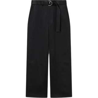 NANUSHKA Husna Belted Crinkled Satin Pants
