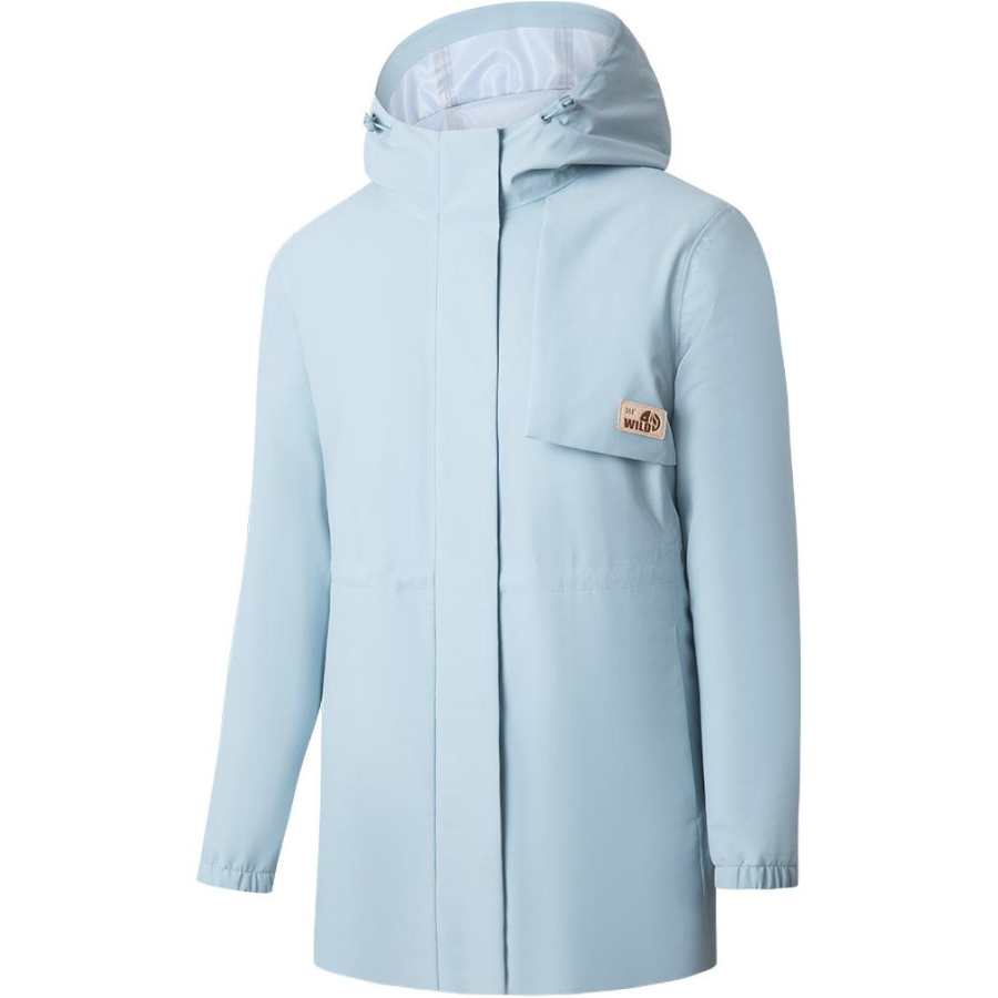 361° Water repellent Windbreaker Jacket Women's Grass Wood Blue