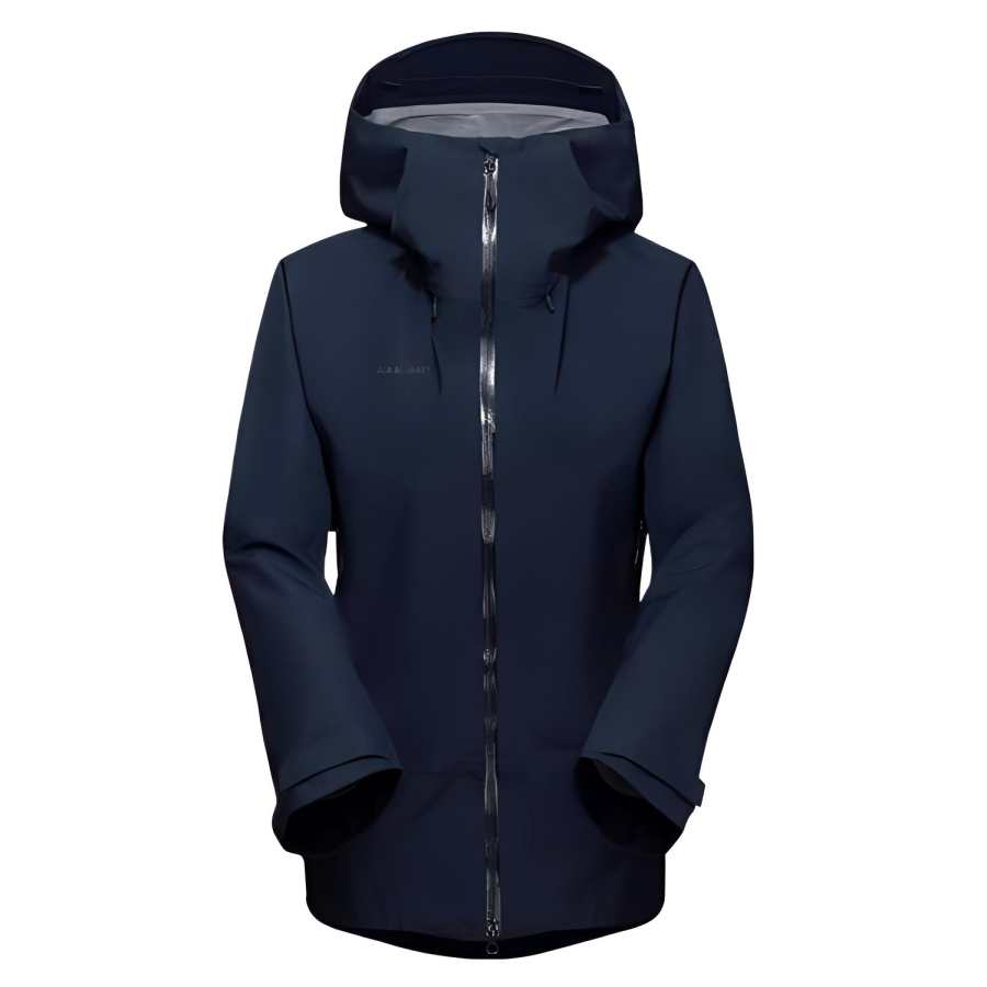 MAMMUT Windbreaker Jacket Women's Deep Sea Blue Black