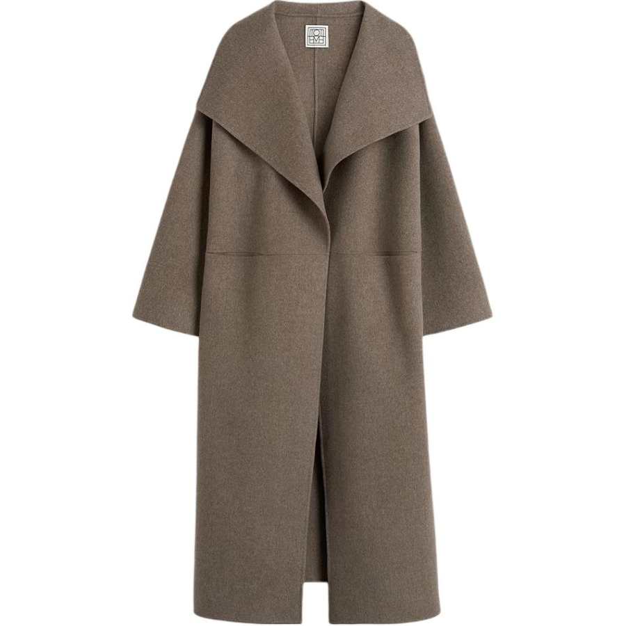 TOTEME Totême Collared Open Front Coat