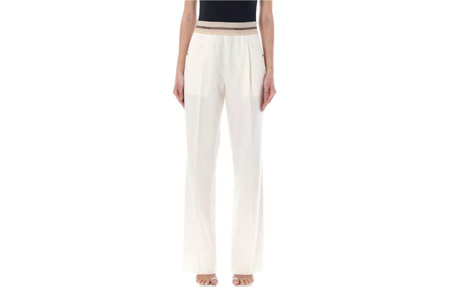Helmut Lang Logo waistband Straight Trousers