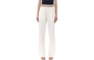 Helmut Lang Logo waistband Straight Trousers