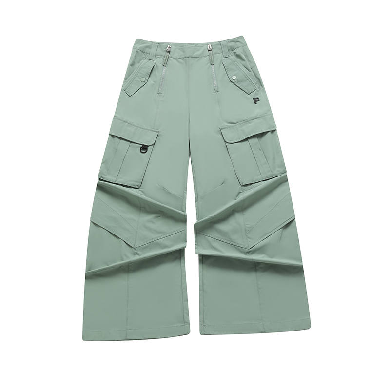 FILA FUSION Casual Pants Women's Fruity Fragrance Green
